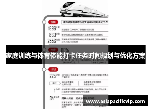 家庭训练与体育体能打卡任务时间规划与优化方案 家庭训练与体育体能打卡任务时间规划与优化方案